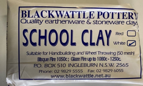 Blackwattle School White Clay 10kg bag