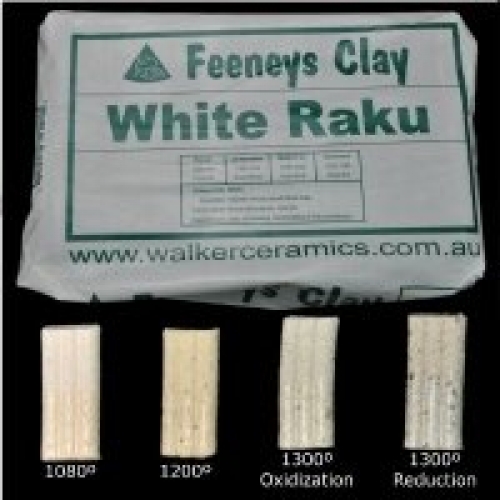 Feeneys White Raku Clay