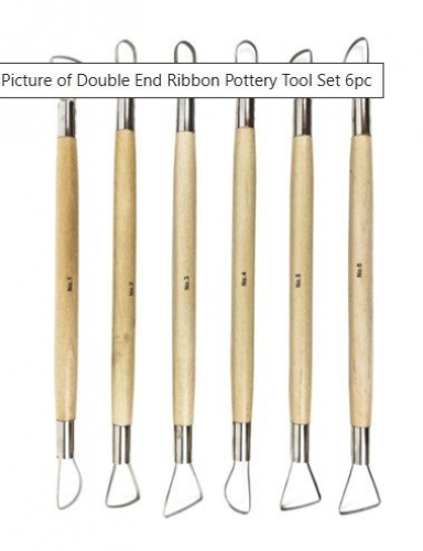 Set of 6 Ribbon Turning Tools